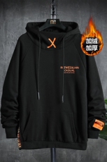 货足支持各种活动8XL-M连帽加绒卫衣男2023冬新款休闲长袖加大码，男装卫衣，钱塘717(原712)