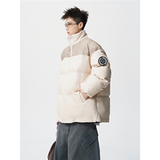 PU皮棉服冬季宽松港风棉衣立领冬装棉袄PM01-P115限168抖音控178，男装棉衣，电商B370