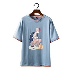 夏季短袖男休闲圆领时尚印花纯棉短袖T恤 DS-A158货C2716图片