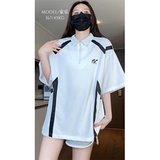 抖音品质！重磅夏季美式冰丝POLO衫男潮流宽松短袖XP2405-P45控68，男装Polo衫，电商B370