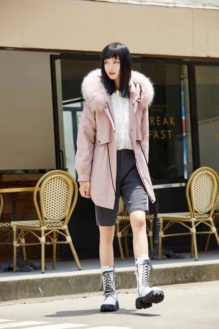 冬装现货一手长短款派克不可脱卸细腻光洁手感舒适，其它，千浪依族