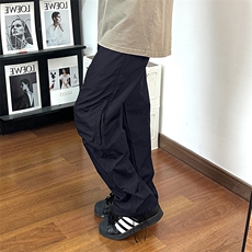 自拍图有大货高街美式复古工装裤夏季新款宽松休闲裤K65-P40，男装工装外套，电商A178