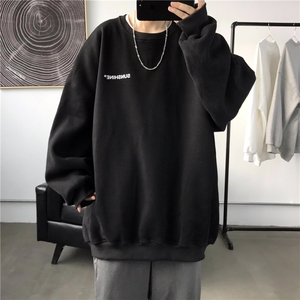 W33 情侣印花圆领秋冬卫衣 常规P28 加绒P38 S-5XL 支持定制图片