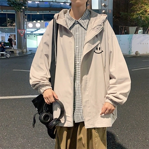 JK41204-P85 加棉款-P115 纯棉连帽夹克男士大码工装夹克男外套男图片