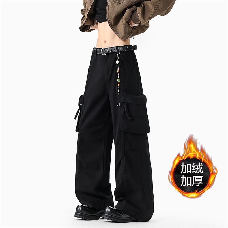 现货加绒加厚工装裤直筒B342-KZ817-特P50JRP60，男装工装外套，电商B342