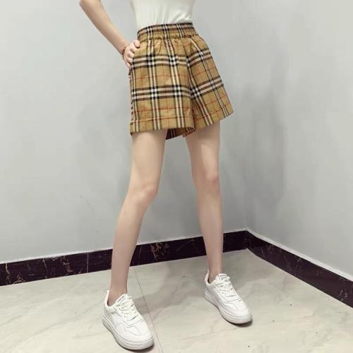 CMX2122夏季新品欧货松紧腰简约百搭宽松显瘦时尚短裤,女装其它,L·H·X