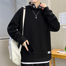新款休闲华夫格卫衣，男装卫衣，星座1106-2（原1111B）