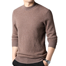 轻奢高货商场品质做工精细百分百山羊绒厚款套衫，男装羊绒套衫，钱塘207-1