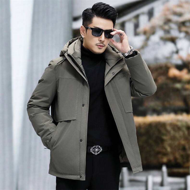 B2363钱塘2020-3商务休闲厚款百搭新款冬季中年男士羽绒服P258图片