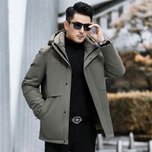 B2363钱塘2020-3商务休闲厚款百搭新款冬季中年男士羽绒服P258图片
