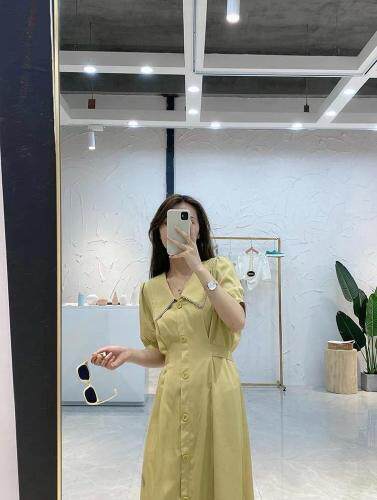 现货夏季连衣裙，女装连衣裙，茶玛