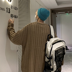 2024新款毛衣男秋冬季白色潮牌宽松高级感针织衫毛衫MY763/P44，男装针织衫/毛衣，星座506