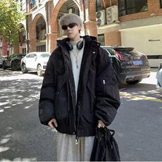 堆堆袖棉服冬季保暖宽松男士棉衣外套2025新款棉袄潮牌MF314-P95，男装棉衣，星座412-3