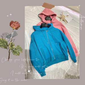 2021新款秋款卫衣开衫，女装卫衣/绒衫，优彩