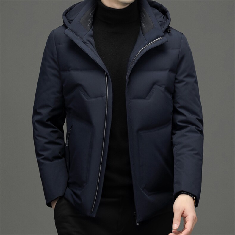 BNJ2112钱塘2020-2冬季厚款新款商务休闲简约中年男士羽绒服P230,男装羽绒服,钱塘207-2