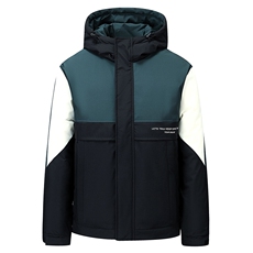 新款学生校服拼色短款连帽时尚羽绒服男女款外贸3DR105P90，男装羽绒服，星座301D-5(原星座1415）