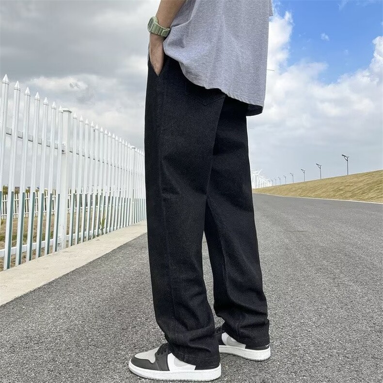 牛仔裤男秋季潮大码休闲裤子高街N742P42,男装牛仔裤,星座1116-2