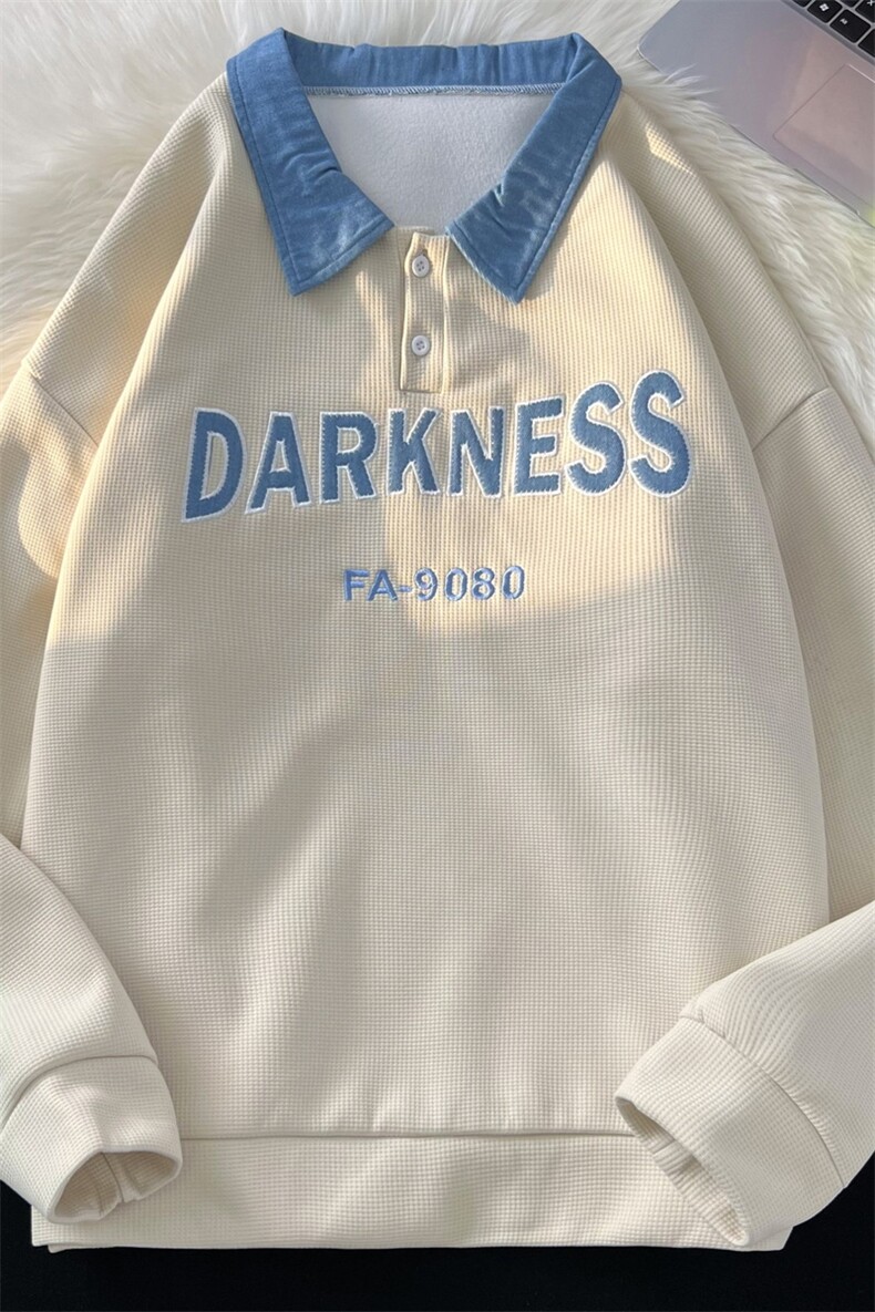 秋冬刺绣卫衣外套港风复古美式日系宽松1016-1Y48P48K70加绒P55,男装卫衣,星座1016-1（原电商B408-1）
