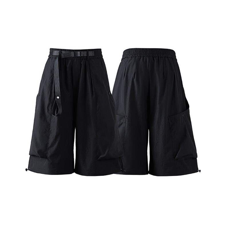 港风七分裤多口袋休闲裤短裤工装裤A014-DY25265-P50控68图片