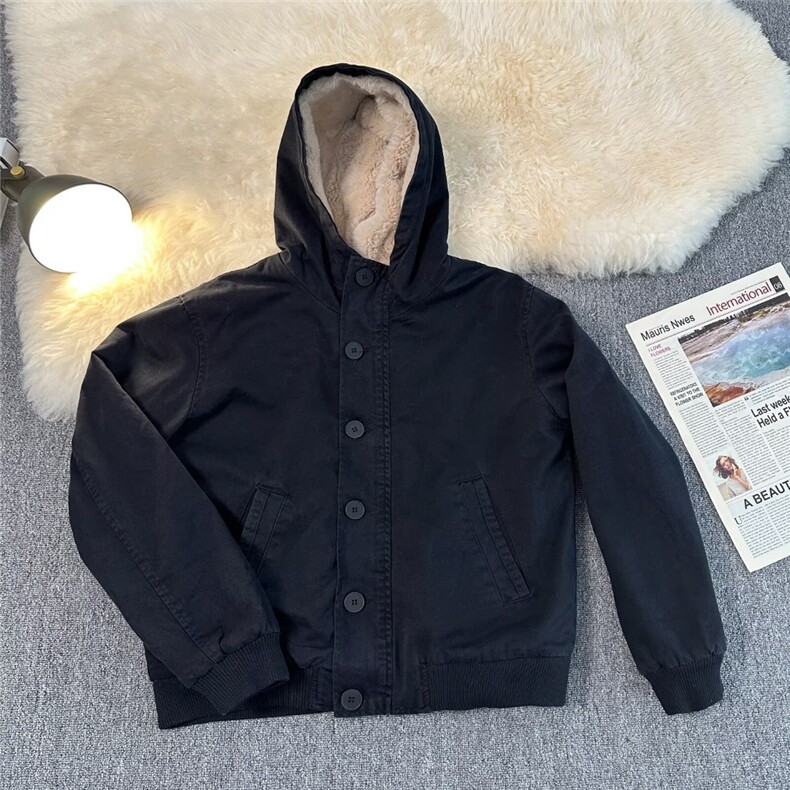 百搭时尚日系潮流水洗座山雕棉衣简约文艺气质原宿慵懒TT315P196，男装棉衣，星座1013-5