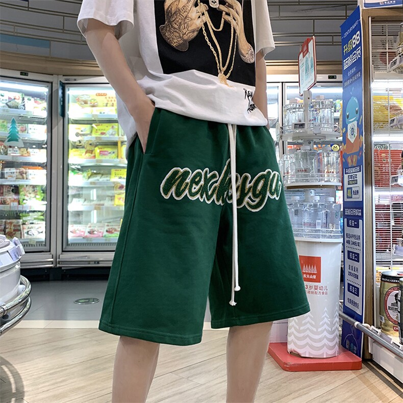 美式篮球运动短裤男夏训练健身宽五分裤球裤DK014-P33,男装休闲裤,星座308B-1
