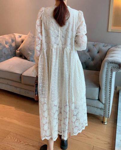 2021秋季新款韩版高品质欧根纱连衣裙，女装连衣裙，程稀