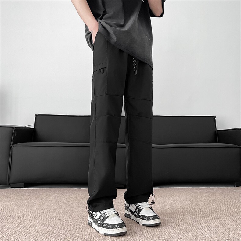 美式高街潮牌工装裤男春秋直筒宽松休闲运动冲锋裤K2824-P38,男装工装外套,星座308B-2
