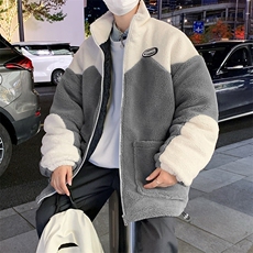 冬款新款加绒加厚棉衣羊羔绒开衫外套青少年男装MY103P105控价138，男装棉衣，电商A086