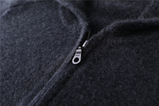 2025百搭时尚简约拉链帽衫羊绒衫，女装羊绒衫，巾兮羊绒