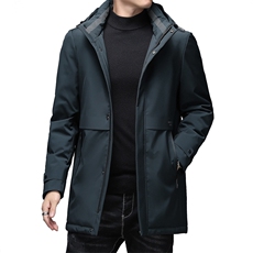 2023冬季新款脱卸帽羽绒服灰鸭绒外套中年爸爸装SFT98058-P260，男装羽绒服，电商B212（原钱塘6029）