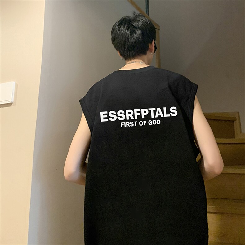 量大优可提供视频2024夏美式无袖背心HD019-1-BX24207-P18，男装背心/马甲，电商019-1