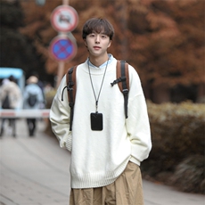 cityboy！秋冬季半高领毛衣男士加绒加厚线衣男针织衫男MY00-P42，男装针织衫/毛衣，电商B367