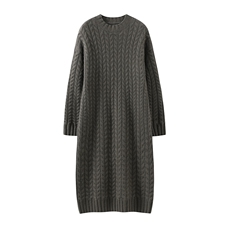 2025年秋季舒适时尚百搭通勤连衣裙，女装连衣裙，溪贝羊绒