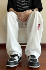 ！供视频！2024夏季新款男士风休闲裤直筒宽松裤BK002特P35，男装休闲裤，电商B220