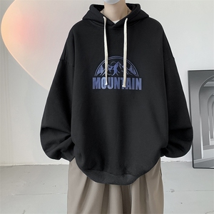 连帽卫衣男大码运动服帽衫外套WY2255-P35加绒款-P40,卫衣穿搭的好看图片