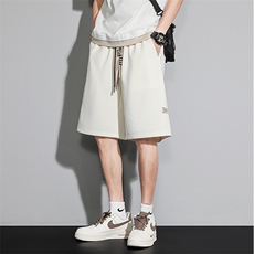 宽松短裤男贴标夏季直筒五分裤抽绳休闲裤潮流A266-TYKZ714-P25，男装牛仔裤，电商A266