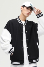 春秋季棒球服外套新款ins潮情侣学生休闲针织夹克A305-DF32-P75，男装夹克，电商B306
