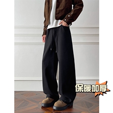 25冬季加厚保暖潮牌毛呢休闲弯刀裤5885-特批4998，男装棉衣，电商C305A