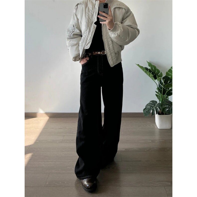【有货】8520CC-特P85弧形飞行夹克棉服男加厚机车棒球服外套,男装夹克,星座1007（原301D）