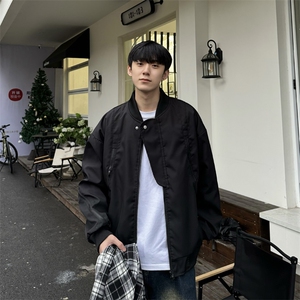 现货 春季新款美式高街棒球服男士潮牌飞行夹克外套Jk06-P85控118图片