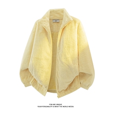 仿兔毛绒外套加绒潮牌情侣款保暖棉服男女D2660-TP60128，男装棉衣，电商A102