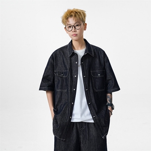 百搭时尚牛仔夏季挺括上衣CD160特批：65：109图片
