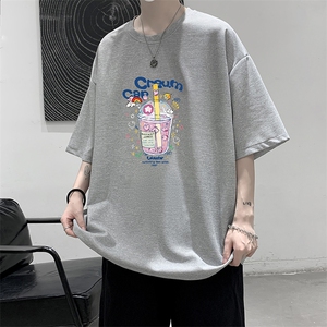 华夫格t恤男短袖男大码五分袖 大皂风 HT73332-P22图片