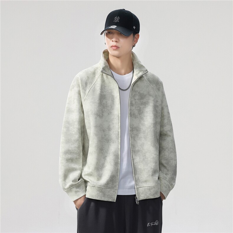 2025初秋简约开衫卫衣男外套秋季新款休闲连帽上衣服6603-P80K159,女装短外套,电商D215