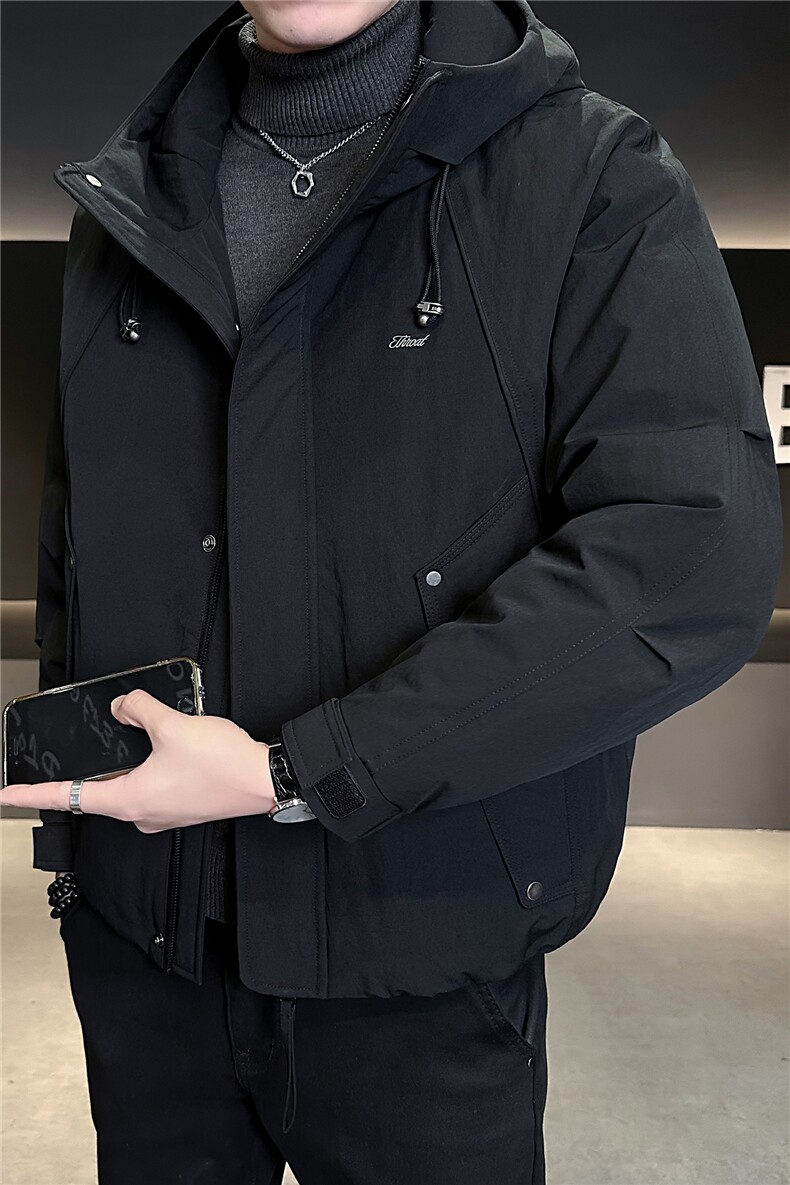 M-3XLB3533815P220黑连帽2025冬羽绒服【标50控活动价338】,男装羽绒服,电商B353