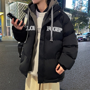2023男冬季新款保暖棉衣假两件宽松加厚大码外套MY6613特P90控138图片