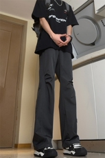 SS-K188-TP25夏季新款休闲裤轻薄透气个性褶皱拉链伞兵裤男，男装休闲裤，电商A102-1