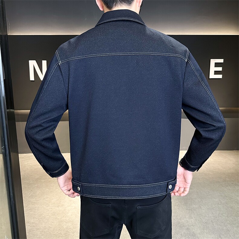 2025秋季新款肌理感高端男士夹克外套B240-JK18013-P145,男装夹克,电商B240