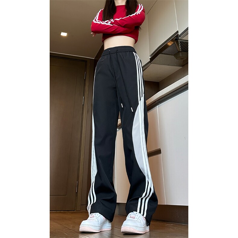 2024秋季新款女模大码美式撞色冲锋裤M-5XHK24610-特P35,男装休闲裤,电商A022