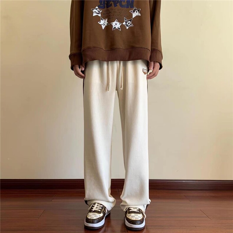 新款时尚休闲潮男百搭宽松裤,男装休闲裤,四季星座218-1
